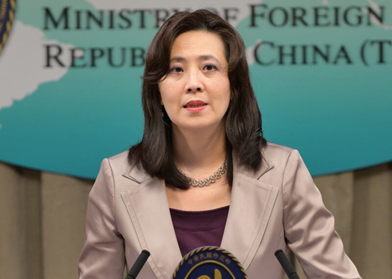 2021年4月30日，外交部發言人歐江安：中方的行為已對區域安全及台海現狀產生嚴重性的影響與危害。（鍾廣政 攝）