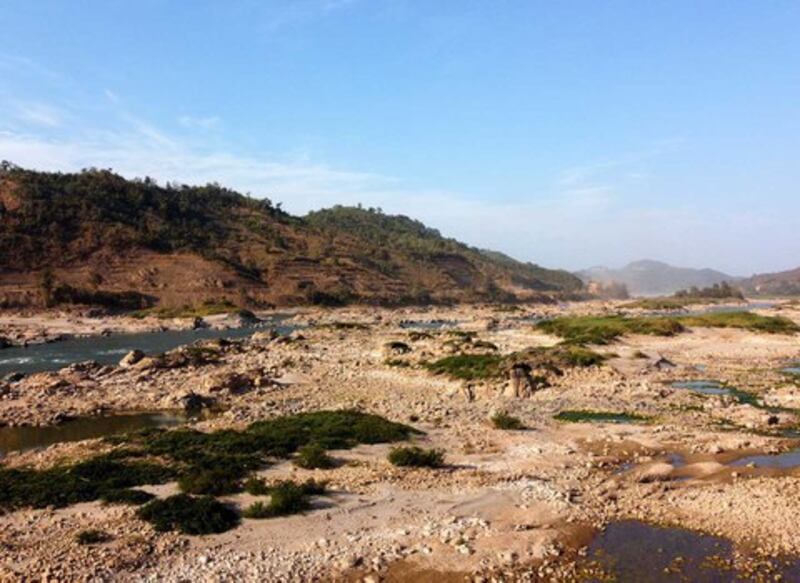 “When there is little water coming down from the north, the lower region will have less water,” says a Lao official who works closely with the Mekong River Commission. Credit: RFA