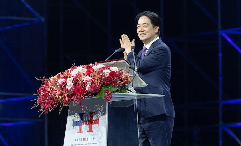 總統賴清德表示，75歲的中華人民共和國不可能是113歲中華人民共和國的祖國。（總統府提供）