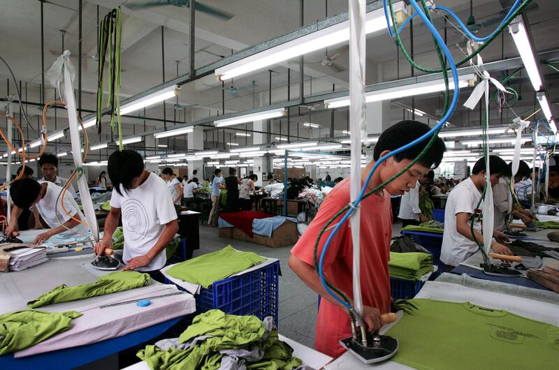东莞 服装制造 工人