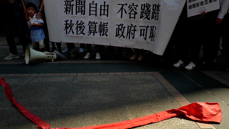 国际特赦组织:香港人权状况恶化严重。(美联社)