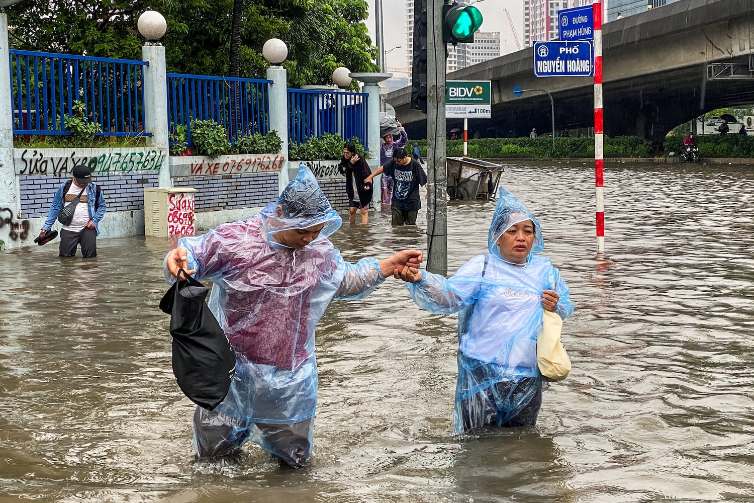 Hanoi floods again amid typhoon-spawned rains