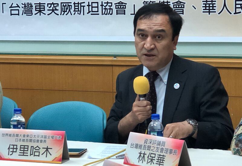 日本维吾尔协会会长伊里哈木。(资料照、记者夏小华摄)