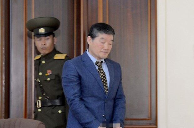 사진은 북한에 억류된 한국계 미국인 김동철 씨.