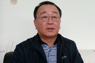지난 25일 서울 신길동 남북경협경제인연합회 사무실에서 만난 동방영만 회장. 