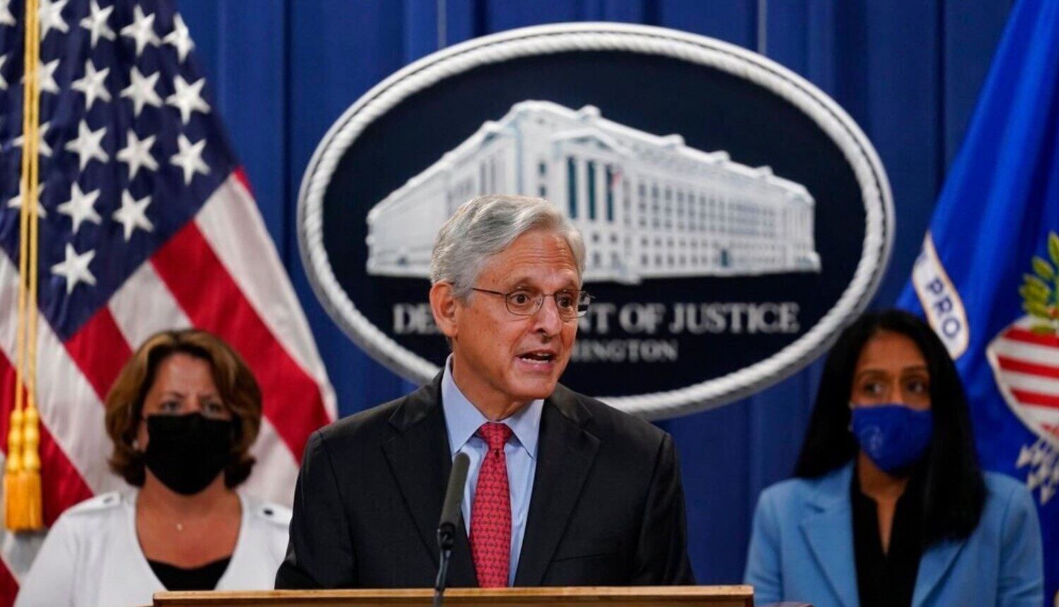 메릭 갈랜드(Merrick Garland) 미국 법무장관.