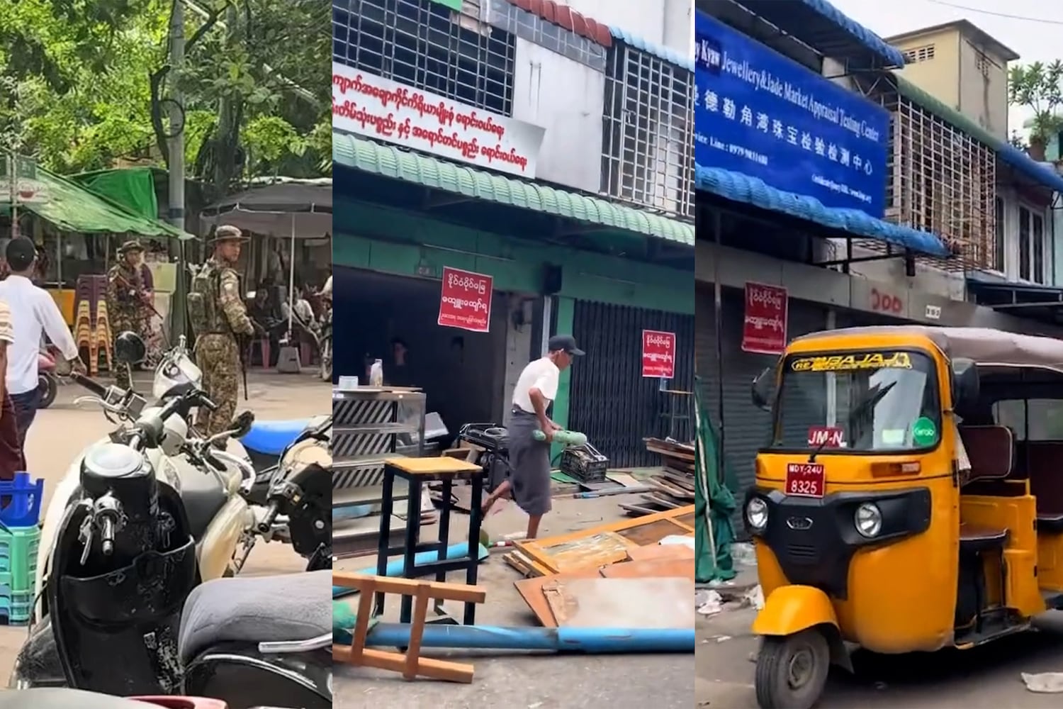 မန္တလေးမှာ ဆိုင်ခန်း ၁၇၀ ကျော် စစ်တပ်ခန့်အစိုးရ ဖယ်ရှားလို့ လူရာချီအိုးအိမ်မဲ့ဖြစ်