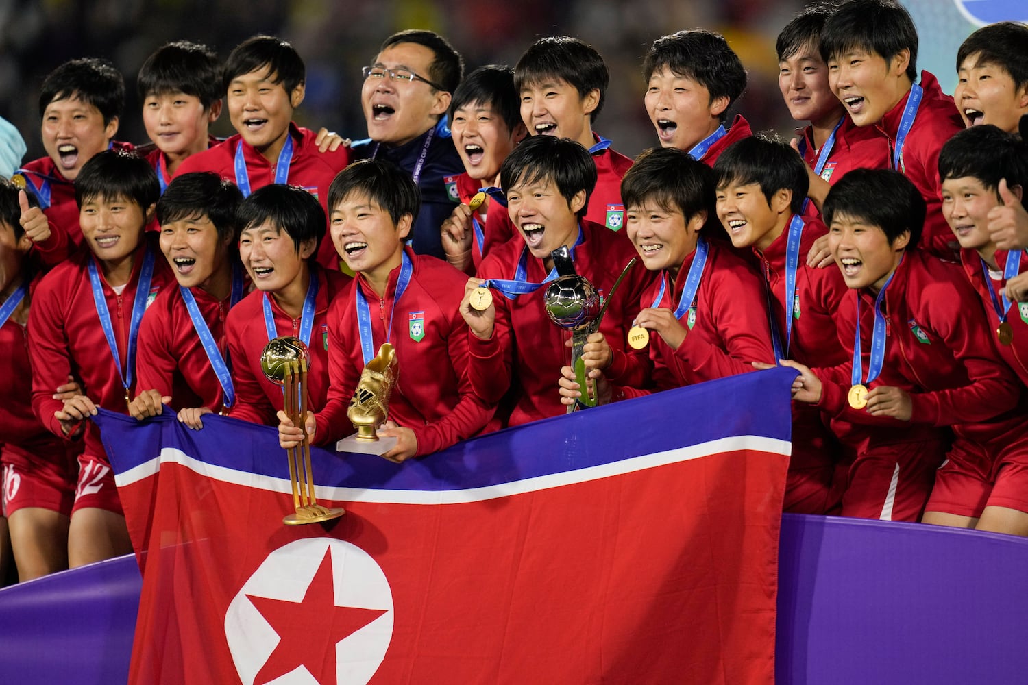 North Korea allows a glimpse inside a rare success story – its women’s soccer