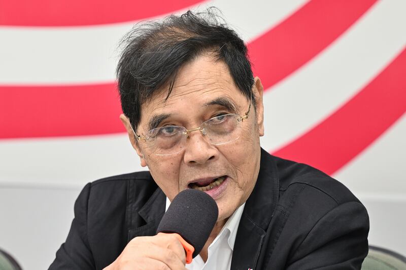 2021年1月12日，台獨聯盟主席陳南天：中華民國不將國號更改為台灣，無法再重新加入聯合國。（鍾廣政 攝）