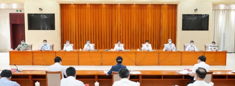 2020年7月3日,中央政法委書記郭聲琨就政法系統整風吹風,其介入程度仍需觀察。(中央政法委官網)