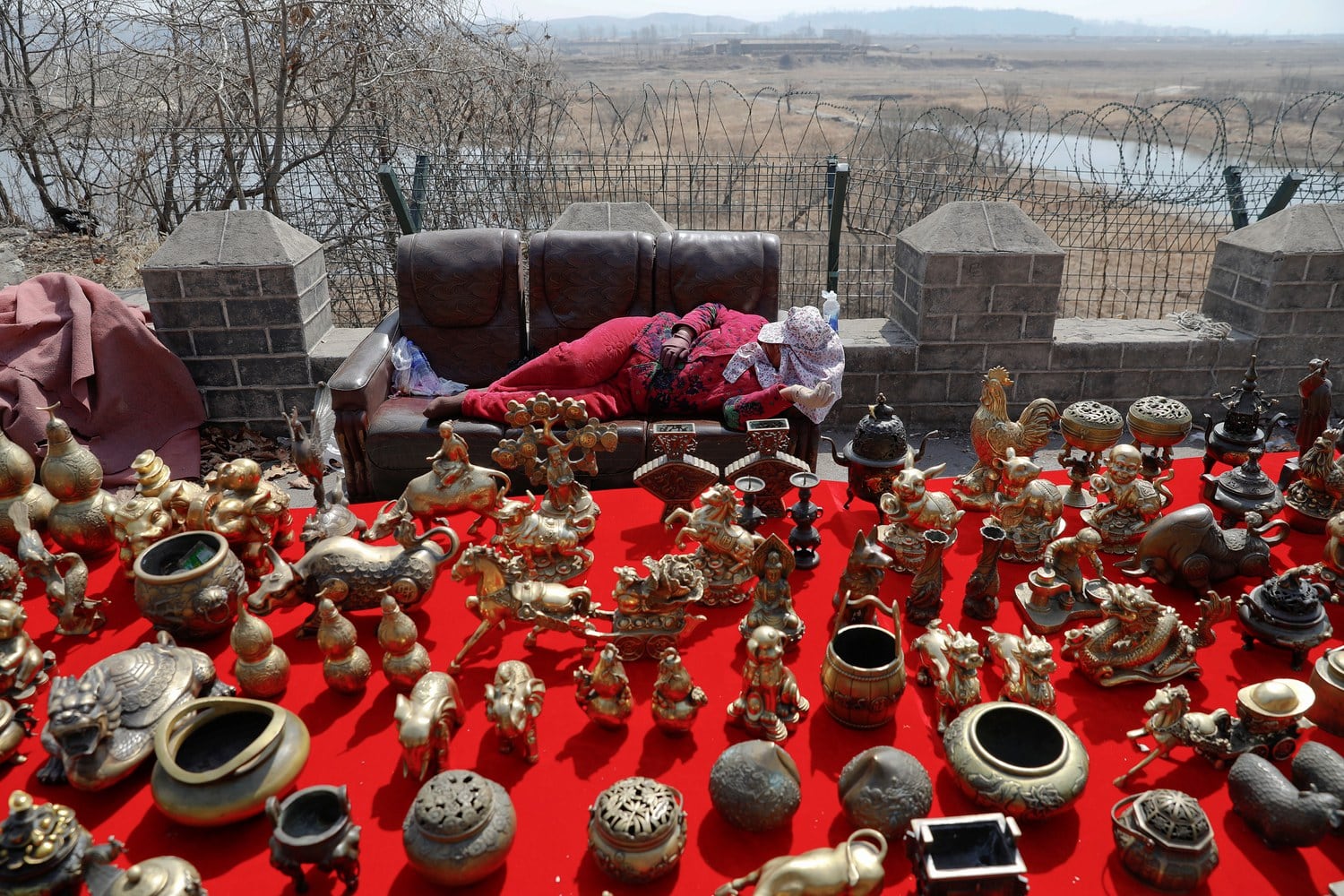 North Korea Mobilizes Women for Border Wall Construction Near China