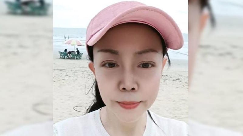 牛腾宇母亲可可（图）本月初曾到广东四会监狱要求与儿子会面。（可可独家提供，拍摄日期不详）