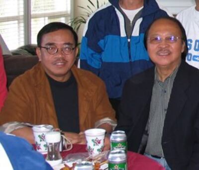 Trường Kỳ và Nam Lộc tai Vancouver tháng 5/2008 ở Canada