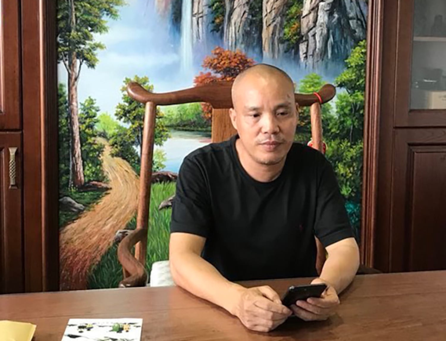 Guangxi-based rights lawyer Qin Yongpei is seen in an undated photo.