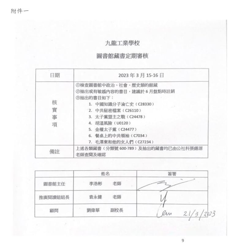 九龍工業學校_銷書紀錄.JPG