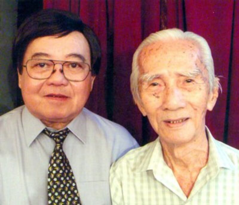 Nghệ sĩ Thanh Hải và Nghệ sĩ Viễn Châu. Courtesy photo.