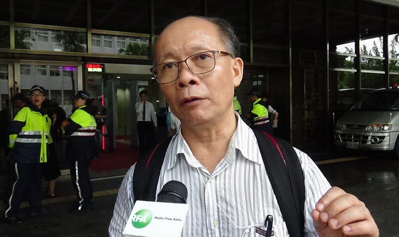 天主教新竹教区越南移工移民办公室阮文雄神父。（记者夏小华摄）