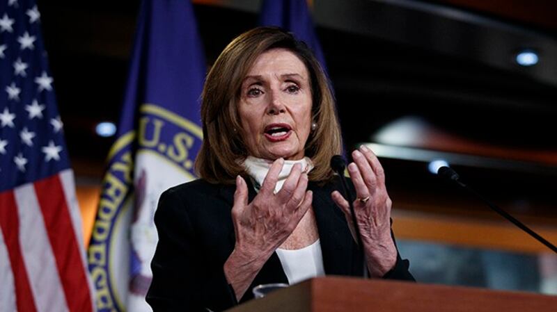 美国众议院议长佩洛西(Nancy Pelosi)(美联社)