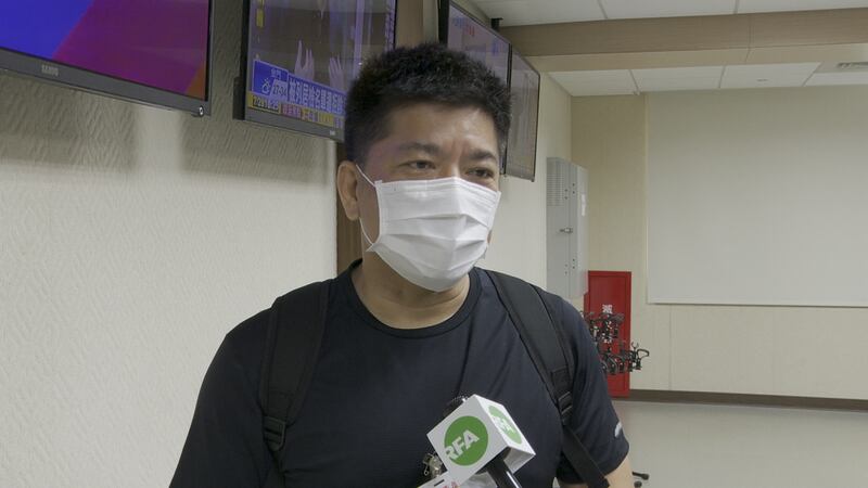 台湾亚太防务杂志总编辑郑继文。(记者李宗翰摄)