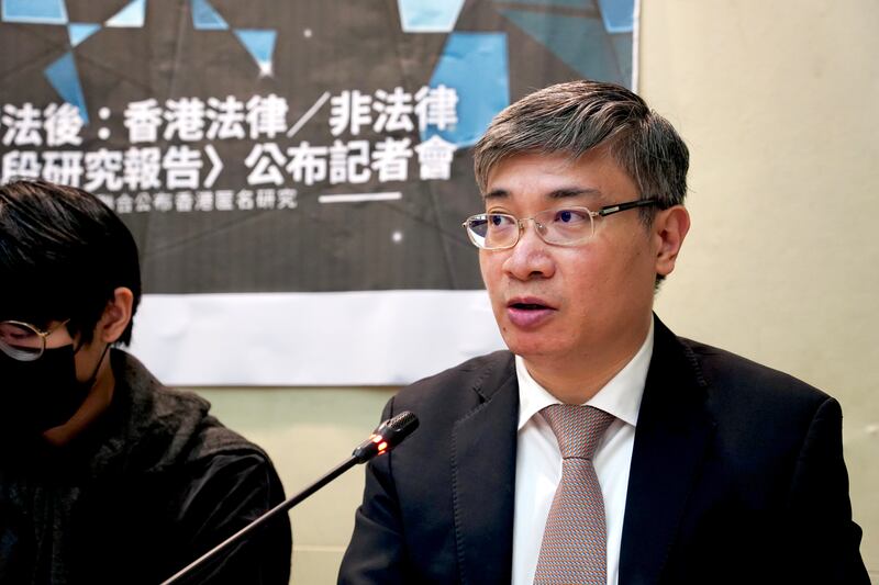 桑普強調當局愈打壓,大家愈無懼。(淳音攝)