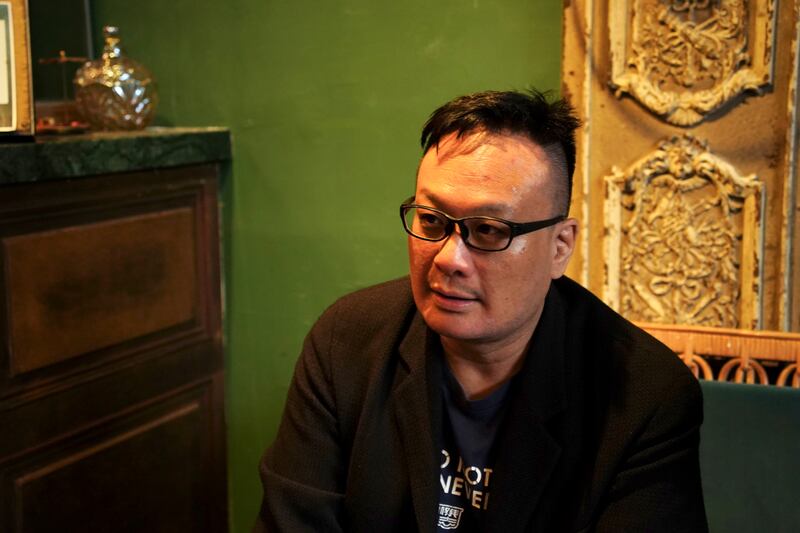 監製任硯聰認為「電影人不能太短視,作品的性命比我們更長」。(淳音 攝)
