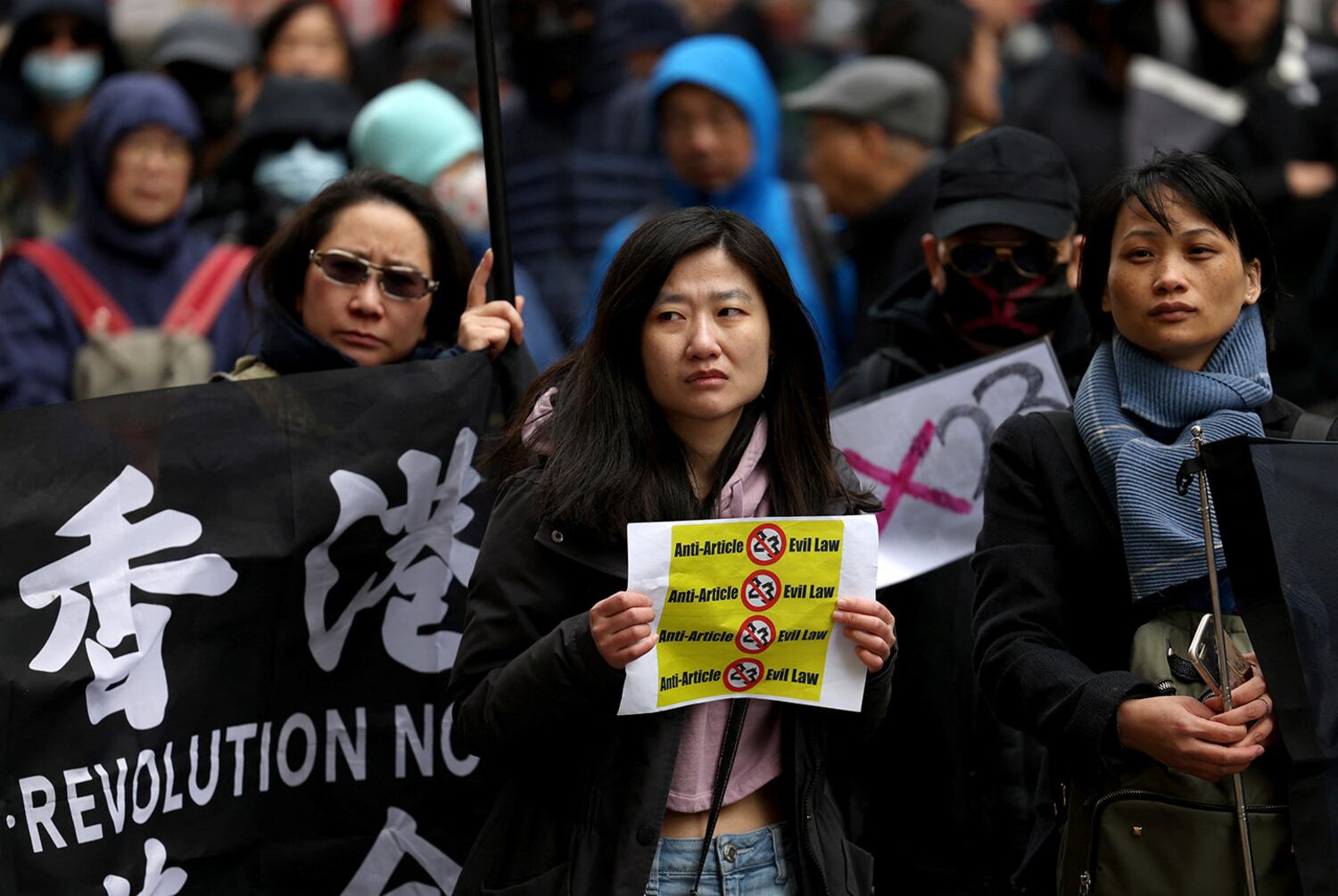 Hong Kong ‘monitoring social media’ under year-old security law