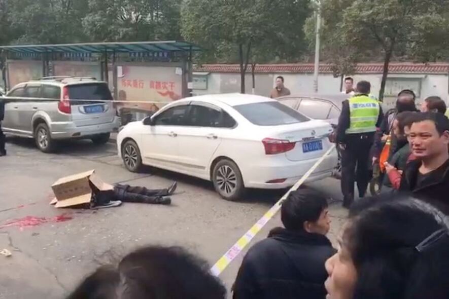 武汉一面馆老板遭人残忍杀害(市民独家提供)