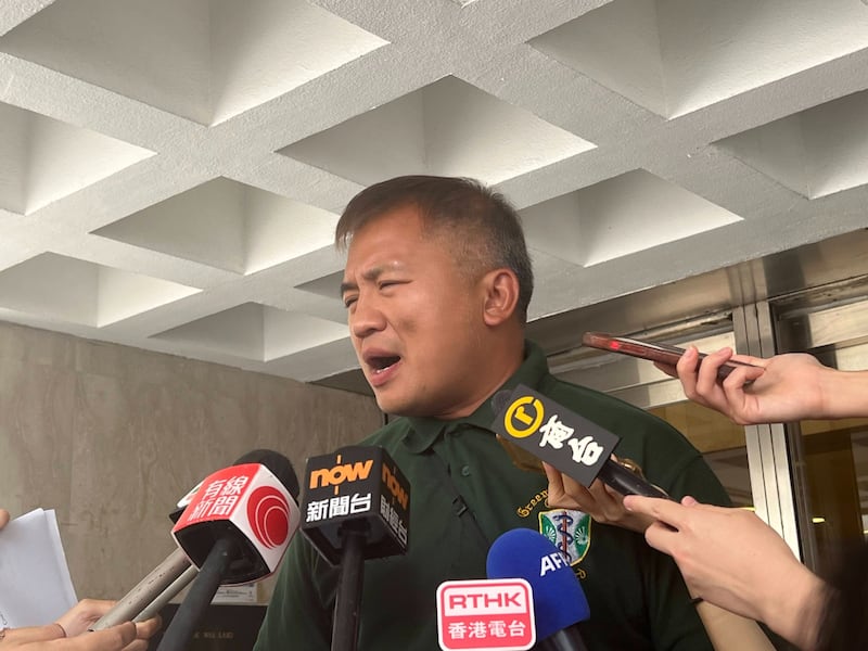 高院拒批《願榮光》禁制令,香港記協主席陳朗昇認為裁決非常合理。(吳婷康攝)