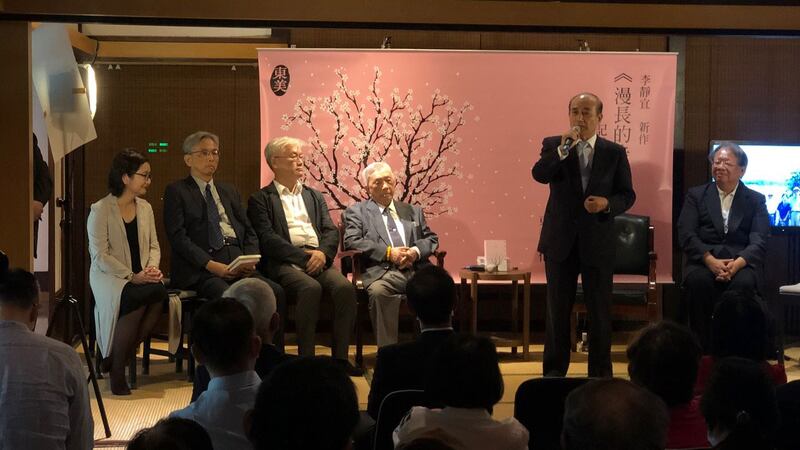 李登辉文胆李静宜新书发表,追忆李登辉。(记者李宗翰摄)