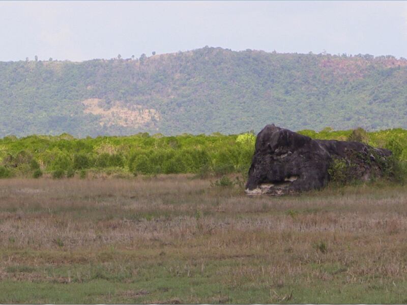 ដី​ចំណី​មាត់​បឹង​កង្កែប ស្ថិត​ក្នុង​ឃុំ​រាម ស្រុក​ព្រៃនប់ ខេត្ត​ព្រះសីហនុ។ រូបថត​កាល​ពី​ថ្ងៃ​ទី​១២ ខែ​ឧសភា ឆ្នាំ​២០១៦ RFA/Den Ayuthyea