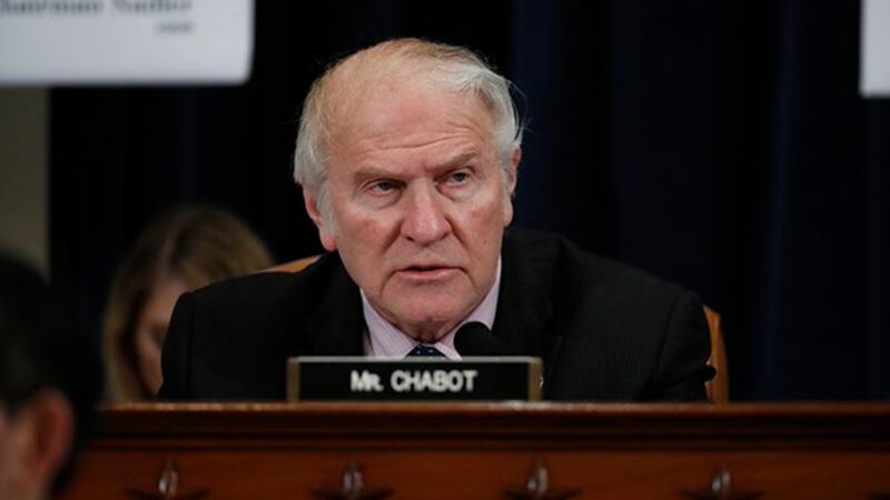 众议院外委会资深成员、共和党众议员夏伯特(Steve Chabot)在会上表示不支持“鹰法”。(美联社图片)