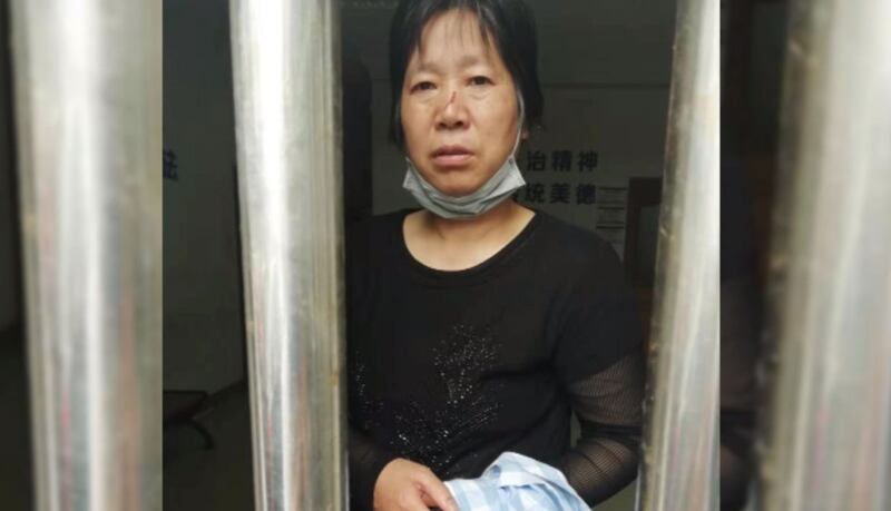 无锡当局把浦梅芬(图)视为重点维稳对象。 (浦梅芬独家提供,拍摄日期不详)