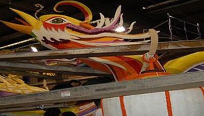 图片：华航意在角逐「最佳国际花车奖」（记者萧融）