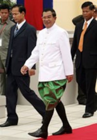 Ông Hun Sen, thủ tướng Campuchia 