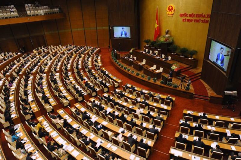 Một phiên họp Quốc hội Việt Nam, ảnh minh họa.