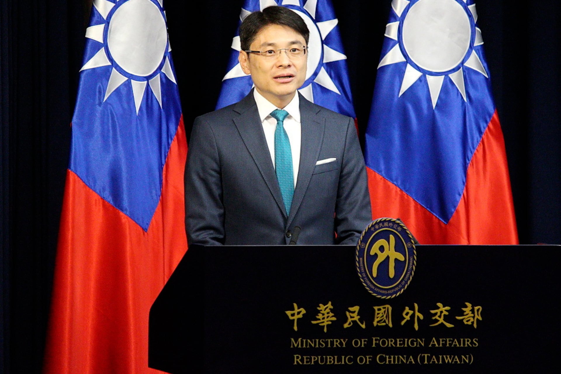 Taiwan Foreign Ministry spokesperson Hsiao Kuang-wei