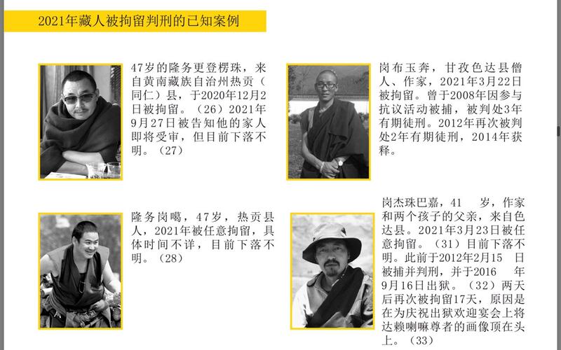 在印度达兰萨拉的非政府组织、西藏人权与民主促进中心（TCHRD）4月26日发布《2021年西藏人权状况年度报告》。（TCHRD官网）