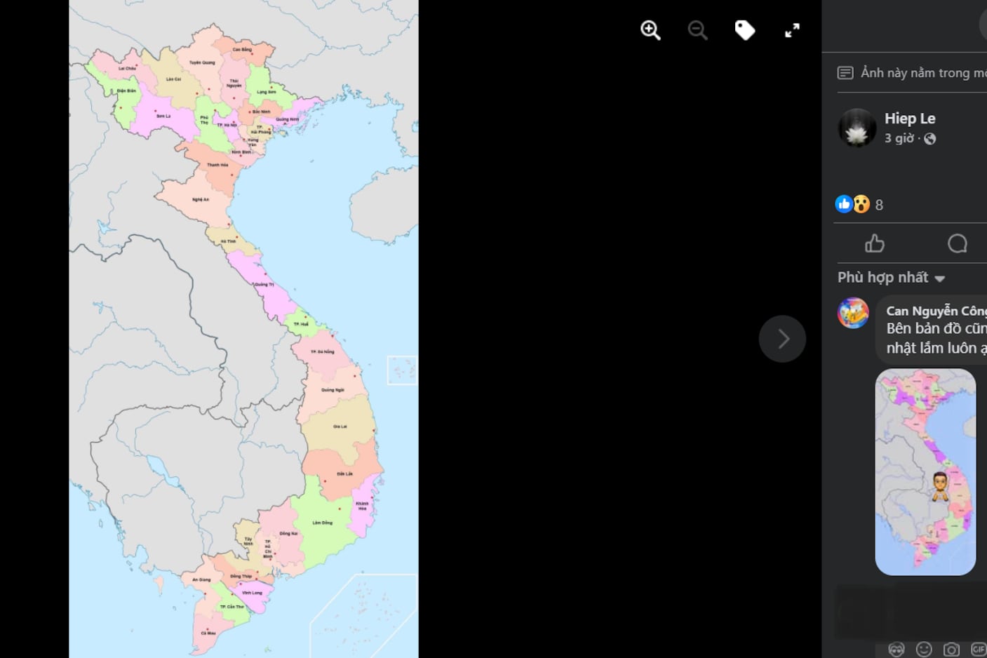 Phương án 34 tỉnh, thành phố sau sáp nhập đang được lan truyền trên mạng xã hội.