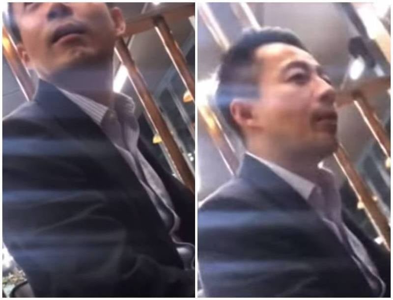 网络视频传汪小菲要与共产党争一争(视频截图)