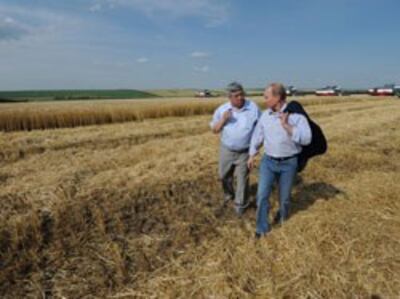 Tổng thống Nga Vladimir Putin trong lần làm việc tại Stavropol hôm 18/6/2014. AFP PHOTO.
