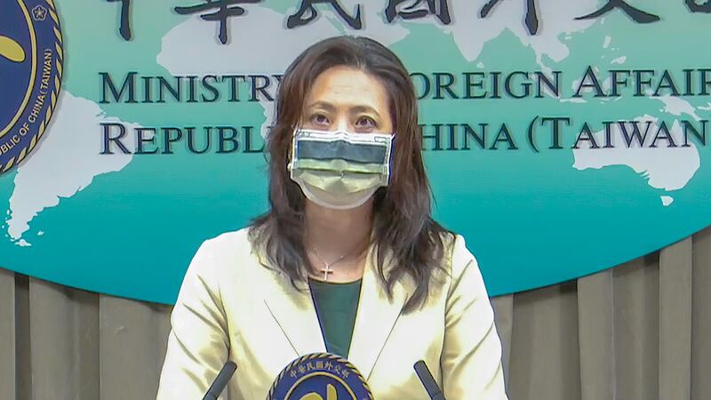 2021年9月14日,外交部發言人歐江安:要全面提升強化台美關係,深化各領域合作。(外交部提供)