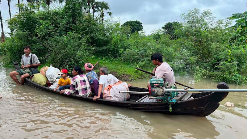 မြို့နယ် ၁၅ ခုမှာ လူဦးရေ ၄ သိန်းကျော် ရေဘေးသင့်နေ