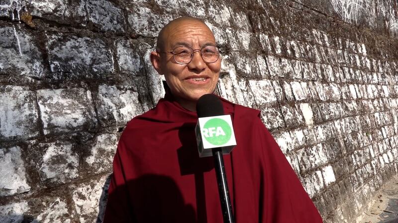 Ani Tenzin Woesar, Buddhist monk.