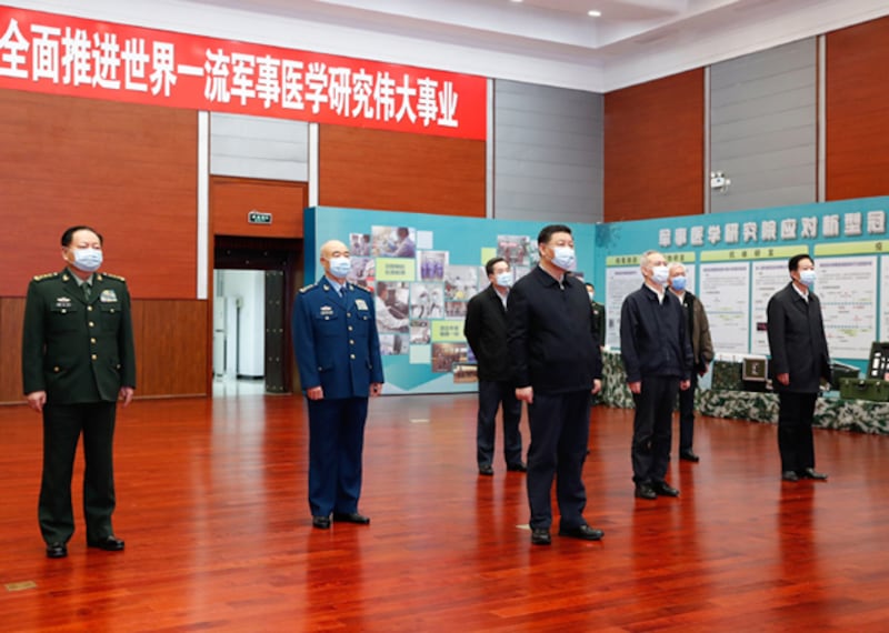 武漢肺炎疫情發生後當局封鎖和隱瞞疫情資訊造成疫情蔓延,中共試圖開動宣傳機器扭轉負面形象。(中國政府網圖片 / 拍攝日期不詳)