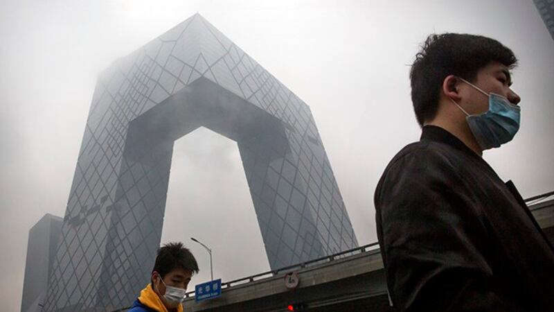 中国中央电视台大楼（美联社）