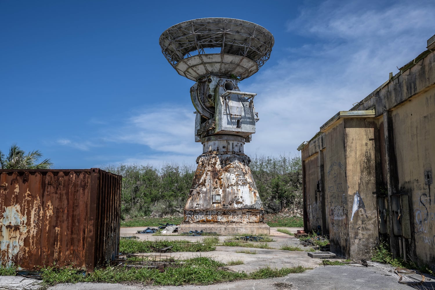 The abandoned Pacific Barrier Radar III in Saipan, Northern Mariana Islands, June 27, 2024.