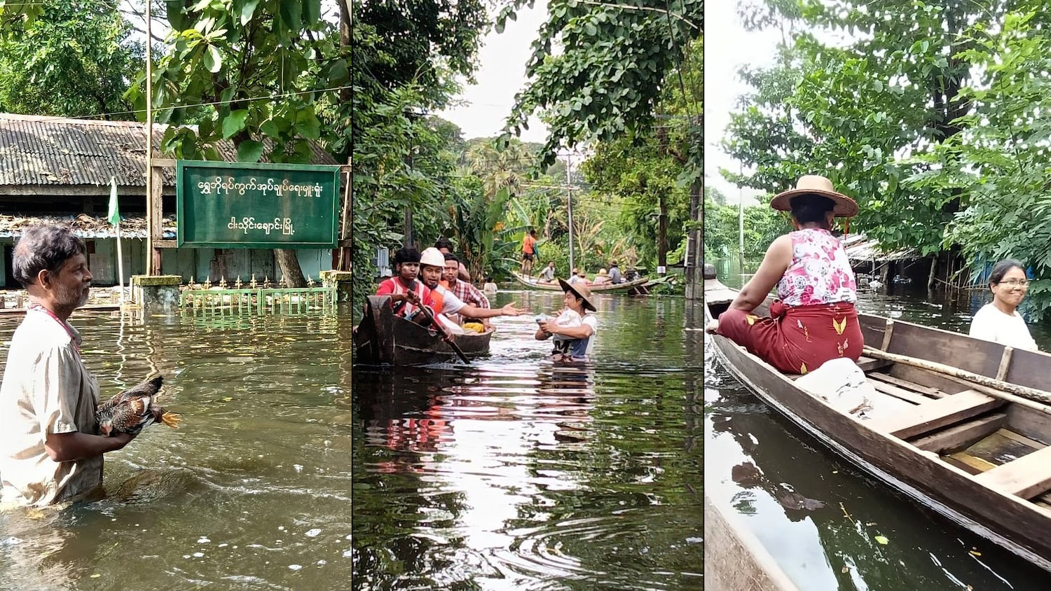 နိုင်ငံတစ်ဝန်း ရေဘေးကြောင့် လူခြောက်သိန်းကျော် ထိခိုက်ပြီး အနည်းဆုံး ၃၂ ဦးသေဆုံး