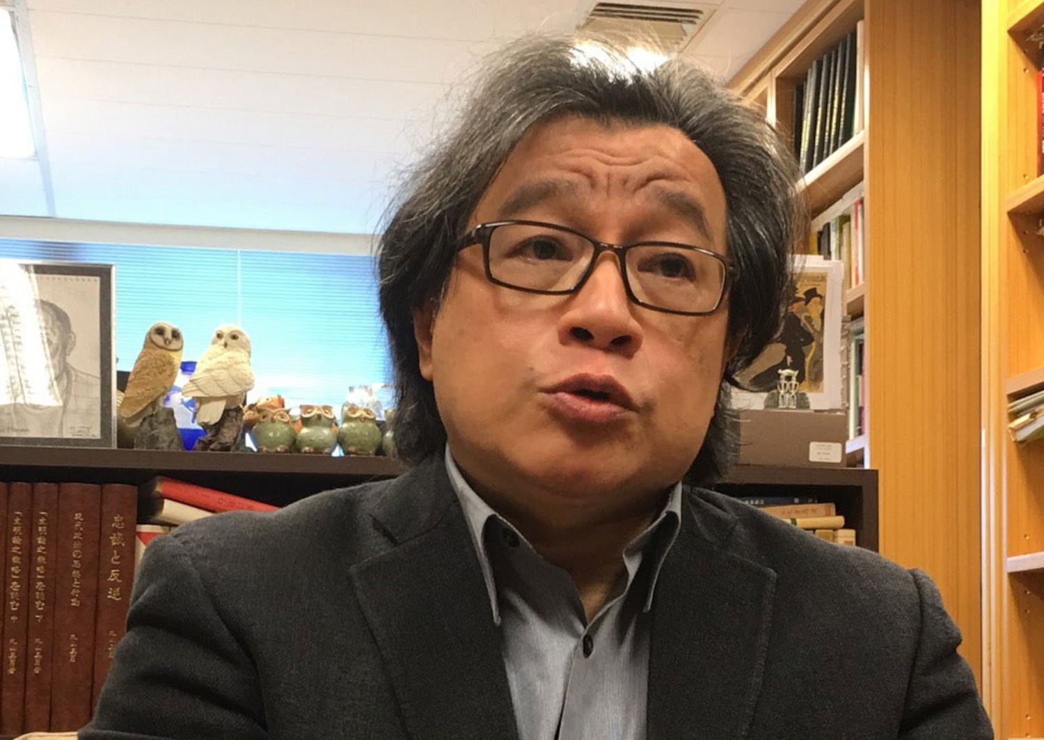 台灣的中央研究院台灣史研究所副研究員吳叡人（夏小華攝）