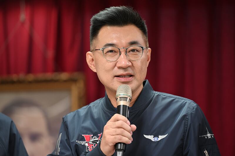 2020年2月9日，國民黨主席江啟臣：兩岸執政黨都應該善用彈性作為，尋覓恢復兩岸官方對話與正常民間交流的契機。（鍾廣政 攝）
