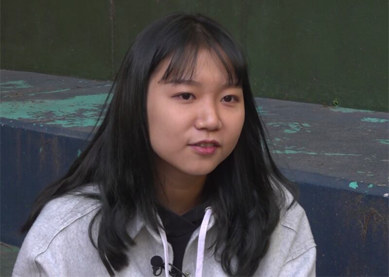 林子琼認為必須在地區深耕,民主派才能保持勝果。(鄭立言 攝)